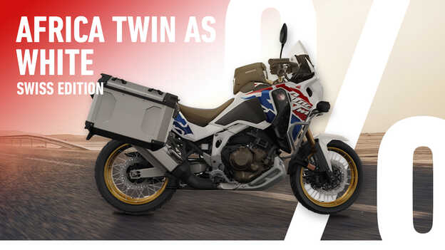 DEINE AFRICA TWIN AS WHITE - SWISS EDITION | FÜR CHF 22'990.-*